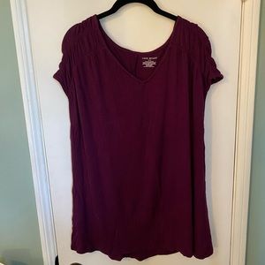 Tshirt Burgundy/Wine Lane Bryant 14/16